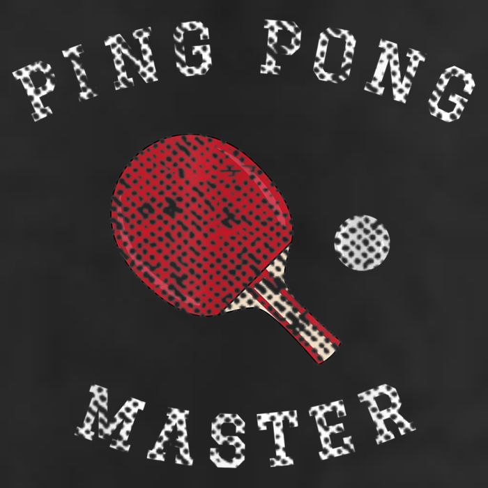 Table Tennis Ping Pong Master Funny Quote Graphic Print Golf Towel