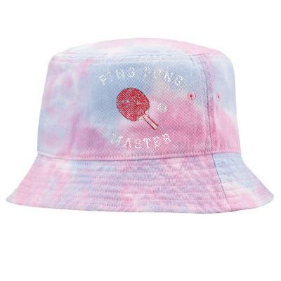 Table Tennis Ping Pong Master Funny Quote Graphic Print Tie-Dyed Bucket Hat