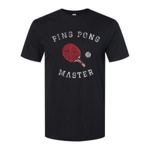 Table Tennis Ping Pong Master Funny Quote Graphic Print Softstyle CVC T-Shirt