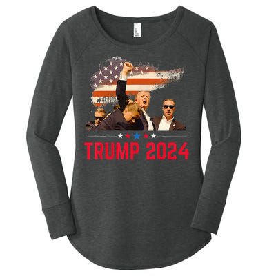 Trump Trending Political Pennsylvania Trump 2024 Women's Perfect Tri Tunic Long Sleeve Shirt