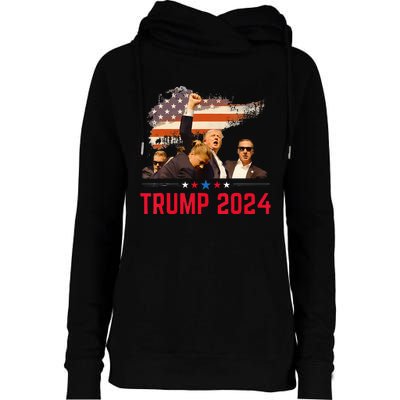 Trump Trending Political Pennsylvania Trump 2024 Womens Funnel Neck Pullover Hood