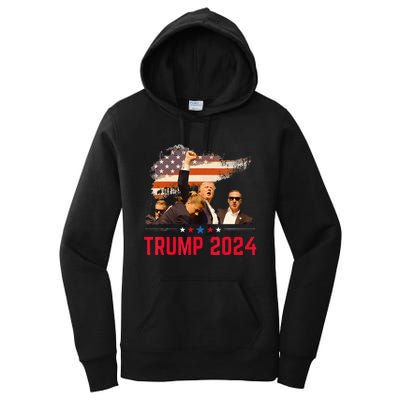 Trump Trending Political Pennsylvania Trump 2024 Women's Pullover Hoodie