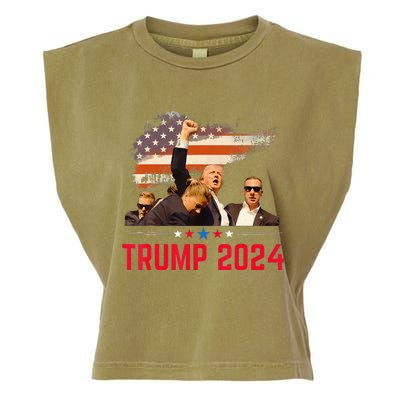 Trump Trending Political Pennsylvania Trump 2024 Garment-Dyed Women's Muscle Tee