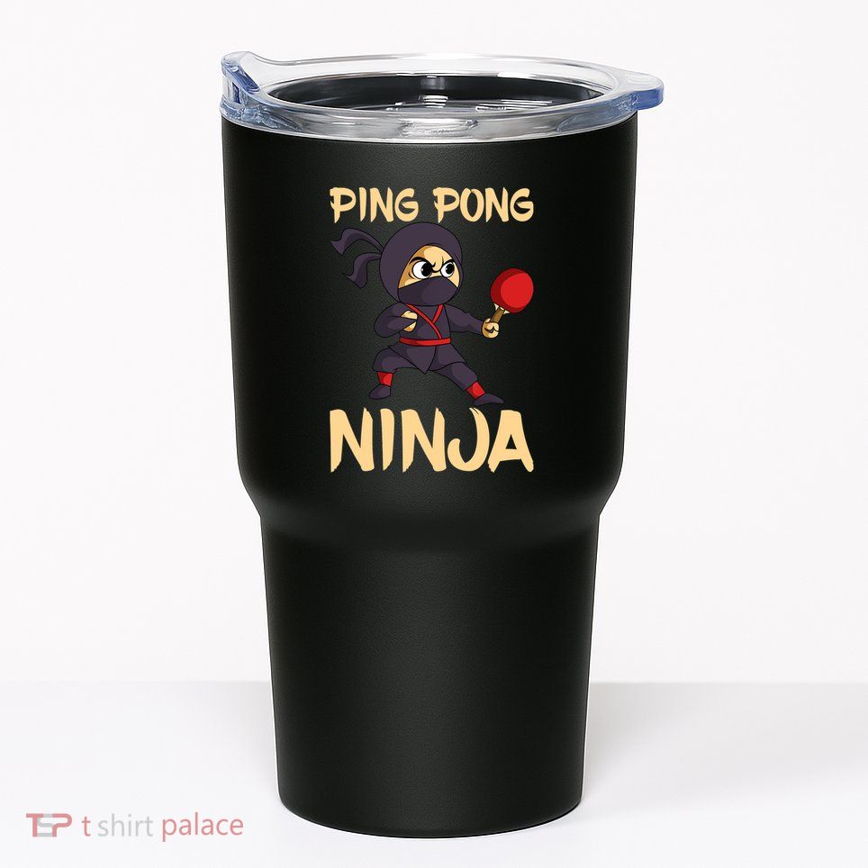 Table Tennis Ping Pong Ninja Lover Tumbler
