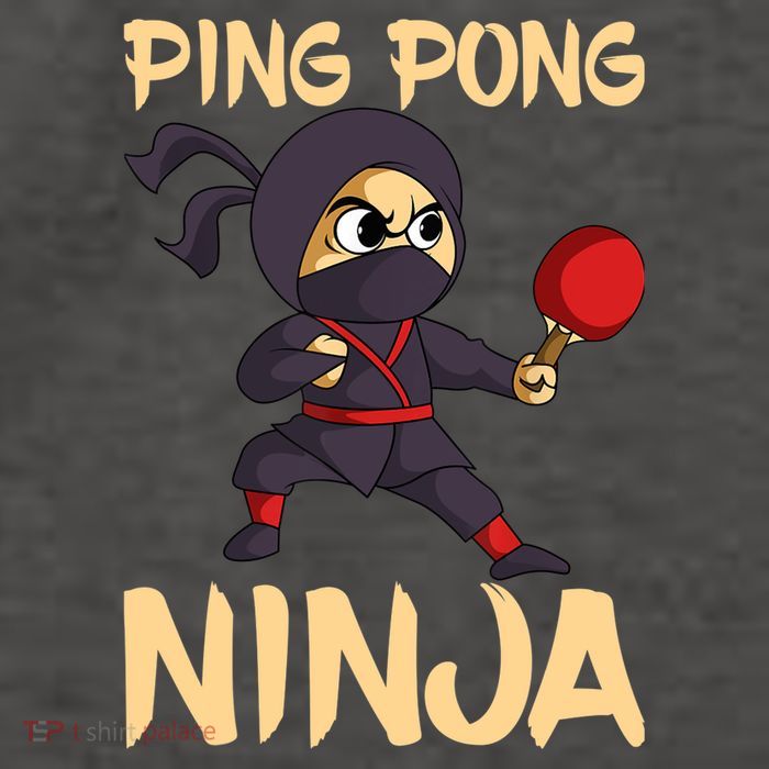 Table Tennis Ping Pong Ninja Lover Vector Backpack