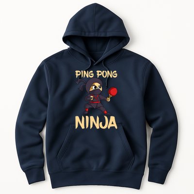 Table Tennis Ping Pong Ninja Lover Hoodie
