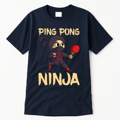 Table Tennis Ping Pong Ninja Lover Tall T-Shirt