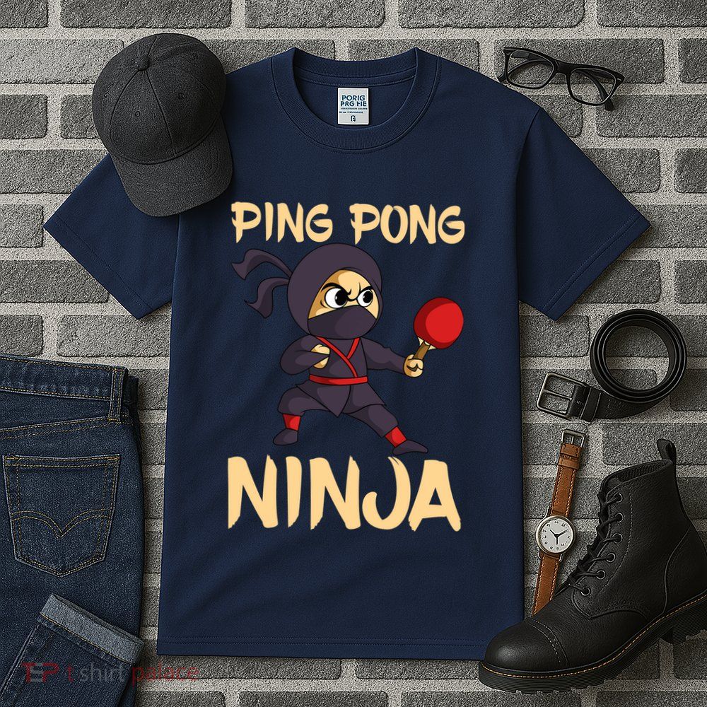 Table Tennis Ping Pong Ninja Lover Tall T-Shirt