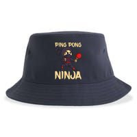 Table Tennis Ping Pong Ninja Lover Sustainable Bucket Hat