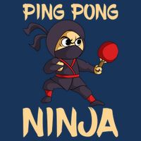 Table Tennis Ping Pong Ninja Lover 7-Panel Snapback Hat