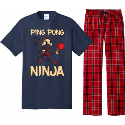 Table Tennis Ping Pong Ninja Lover Pajama Set