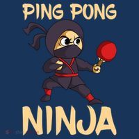Table Tennis Ping Pong Ninja Lover 16 in Basic Backpack