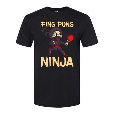 Table Tennis Ping Pong Ninja Lover Softstyle® CVC T-Shirt