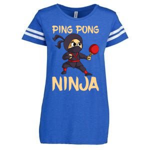 Table Tennis Ping Pong Ninja Lover Enza Ladies Jersey Football T-Shirt