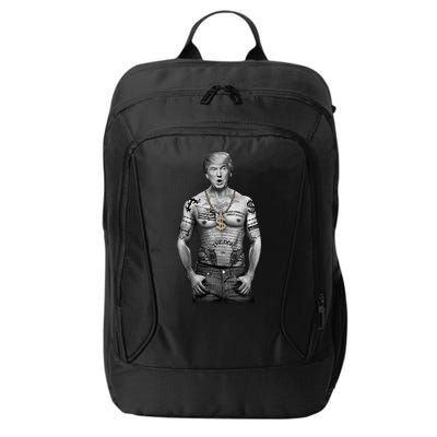 Trump Tattoo Patriotic Gangster Anti Liberal Pro Trump Republican Gifts City Backpack