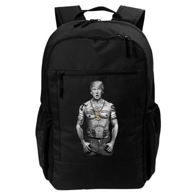 Trump Tattoo Patriotic Gangster Anti Liberal Pro Trump Republican Gifts Backpack