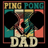Table Tennis Player Father Ping Pong Dad Funny Table Tennis Great Gift Cooling Performance Crew T-Shirt