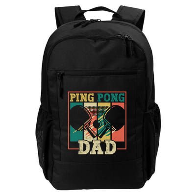 Table Tennis Player Father Ping Pong Dad Funny Table Tennis Great Gift Backpack