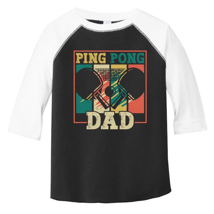 Table Tennis Player Father Ping Pong Dad Funny Table Tennis Great Gift Toddler Fine Jersey T-Shirt