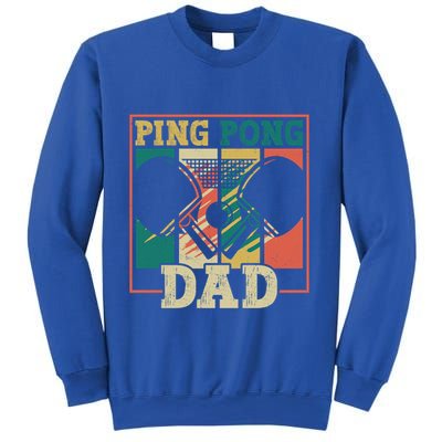 Table Tennis Player Father Ping Pong Dad Funny Table Tennis Great Gift Sweatshirt