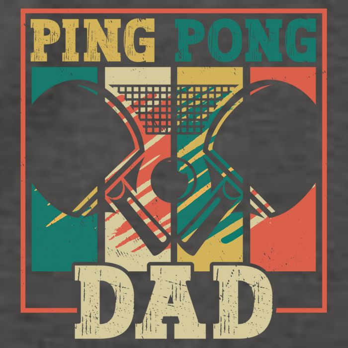 Table Tennis Player Father Ping Pong Dad Funny Table Tennis Great Gift Vector Backpack