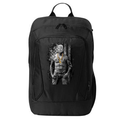 Trump Tattoo Patriotic Gangster Anti Liberal Pro Trump Republican Gifts City Backpack