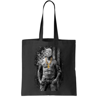 Trump Tattoo Patriotic Gangster Anti Liberal Pro Trump Republican Gifts Bag