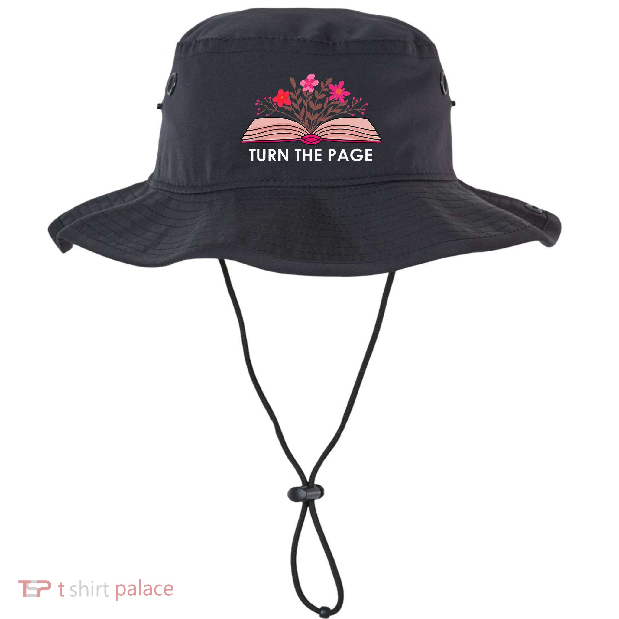 Turn The Page ShirtTeacher Floral Book TTurn The Page Bucket Hat