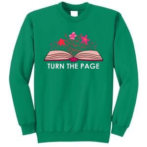 Turn The Page ShirtTeacher Floral Book TTurn The Page Sweatshirt