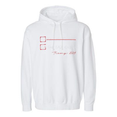 The Tax Queen Kamala Harris Vote Trump 2024 Garment-Dyed Fleece Hoodie