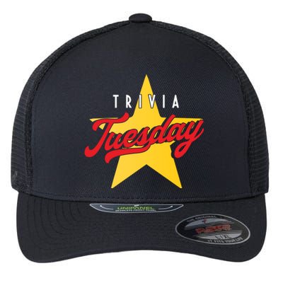 Trivia Tuesday Quiz Games Show Trivia Night Gift Flexfit Unipanel Trucker Cap