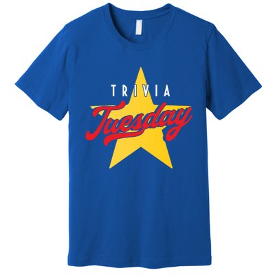 Trivia Tuesday Quiz Games Show Trivia Night Gift Premium T-Shirt