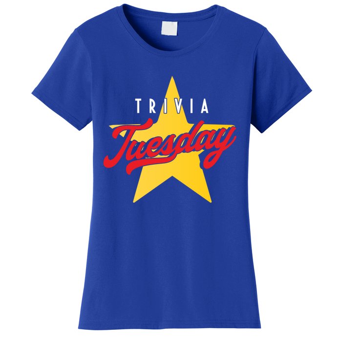 Trivia Tuesday Quiz Games Show Trivia Night Gift Women's T-Shirt