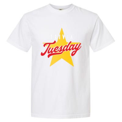 Trivia Tuesday Quiz Games Show Trivia Night Gift Garment-Dyed Heavyweight T-Shirt