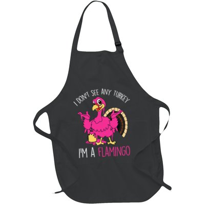 Thanksgiving Turkey Quote Flamingo In Disguise Apron