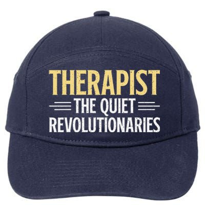 Therapist The Quiet Revolutionaries Therapist 7-Panel Snapback Hat