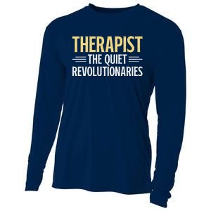 Therapist The Quiet Revolutionaries Therapist Cooling Performance Long Sleeve Crew