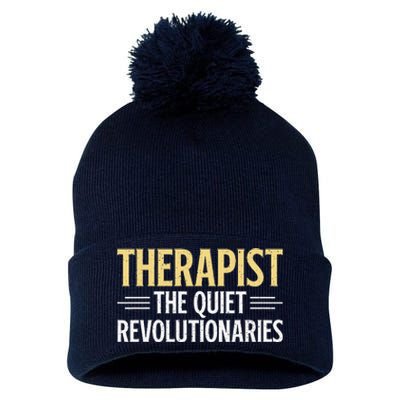 Therapist The Quiet Revolutionaries Therapist Pom Pom 12in Knit Beanie