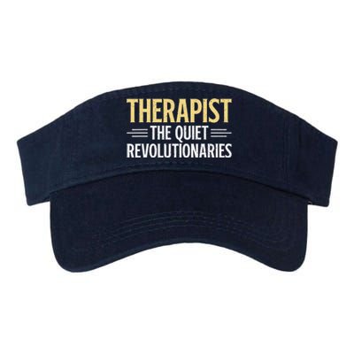 Therapist The Quiet Revolutionaries Therapist Valucap Bio-Washed Visor