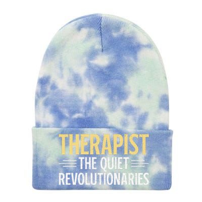 Therapist The Quiet Revolutionaries Therapist Tie Dye 12in Knit Beanie