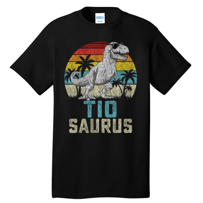 Tiosaurus T Rex Dinosaur Tio Saurus FatherS Family Tiosaurus T Rex Dinos Tall T-Shirt