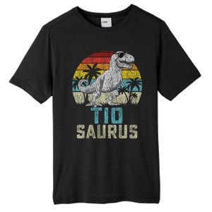 Tiosaurus T Rex Dinosaur Tio Saurus FatherS Family Tiosaurus T Rex Dinos Tall Fusion ChromaSoft Performance T-Shirt