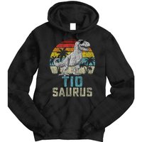 Tiosaurus T Rex Dinosaur Tio Saurus FatherS Family Tiosaurus T Rex Dinos Tie Dye Hoodie