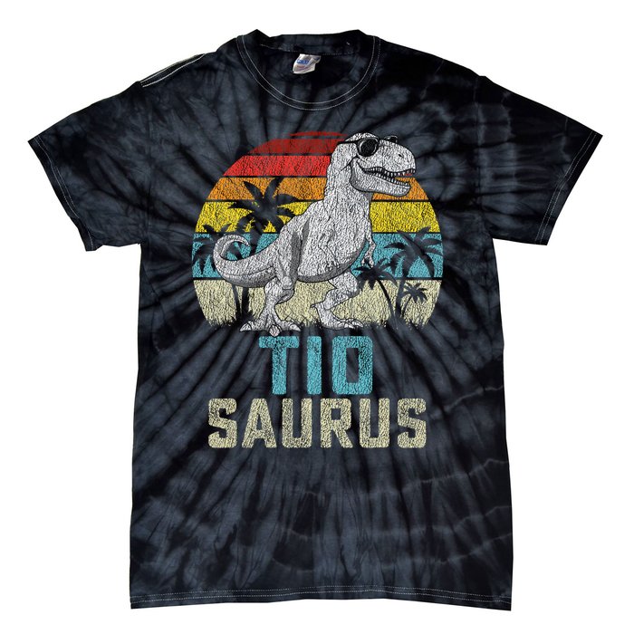 Tiosaurus T Rex Dinosaur Tio Saurus FatherS Family Tiosaurus T Rex Dinos Tie-Dye T-Shirt