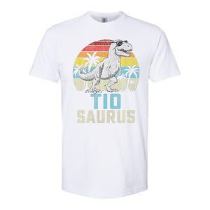 Tiosaurus T Rex Dinosaur Tio Saurus FatherS Family Tiosaurus T Rex Dinos Softstyle CVC T-Shirt