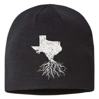 Texas Texan Roots Distressed Patriotic Tx Gift Patriot Sustainable Beanie