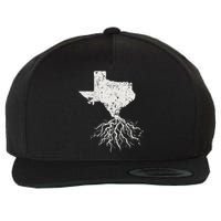 Texas Texan Roots Distressed Patriotic Tx Gift Patriot Wool Snapback Cap