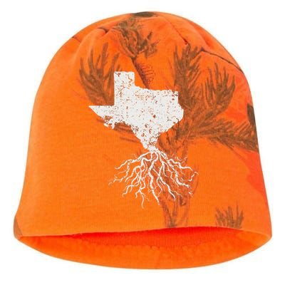 Texas Texan Roots Distressed Patriotic Tx Gift Patriot Kati - Camo Knit Beanie