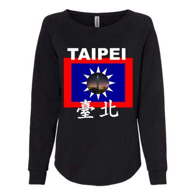 Taipei Taiwan Roc Funny Gift Womens California Wash Sweatshirt