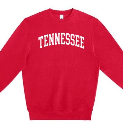 Tennessee Tn Retro Premium Crewneck Sweatshirt